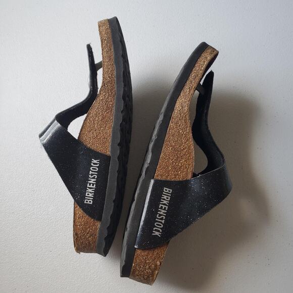 Birkenstock Sandals Womens Size 35 Black Gizeh Thong Cork Footbed Comfort - Picture 7 of 9